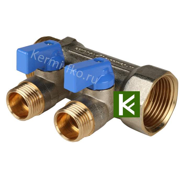 Коллектор никелированный STOUT SMB 6201 011202